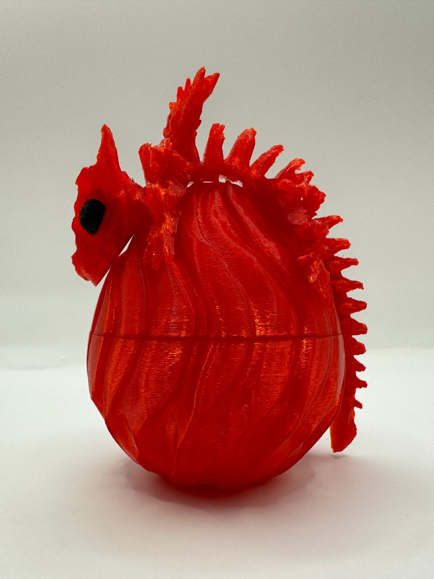 Rogue - Dragon Hatchling & Egg Set - Bright Red