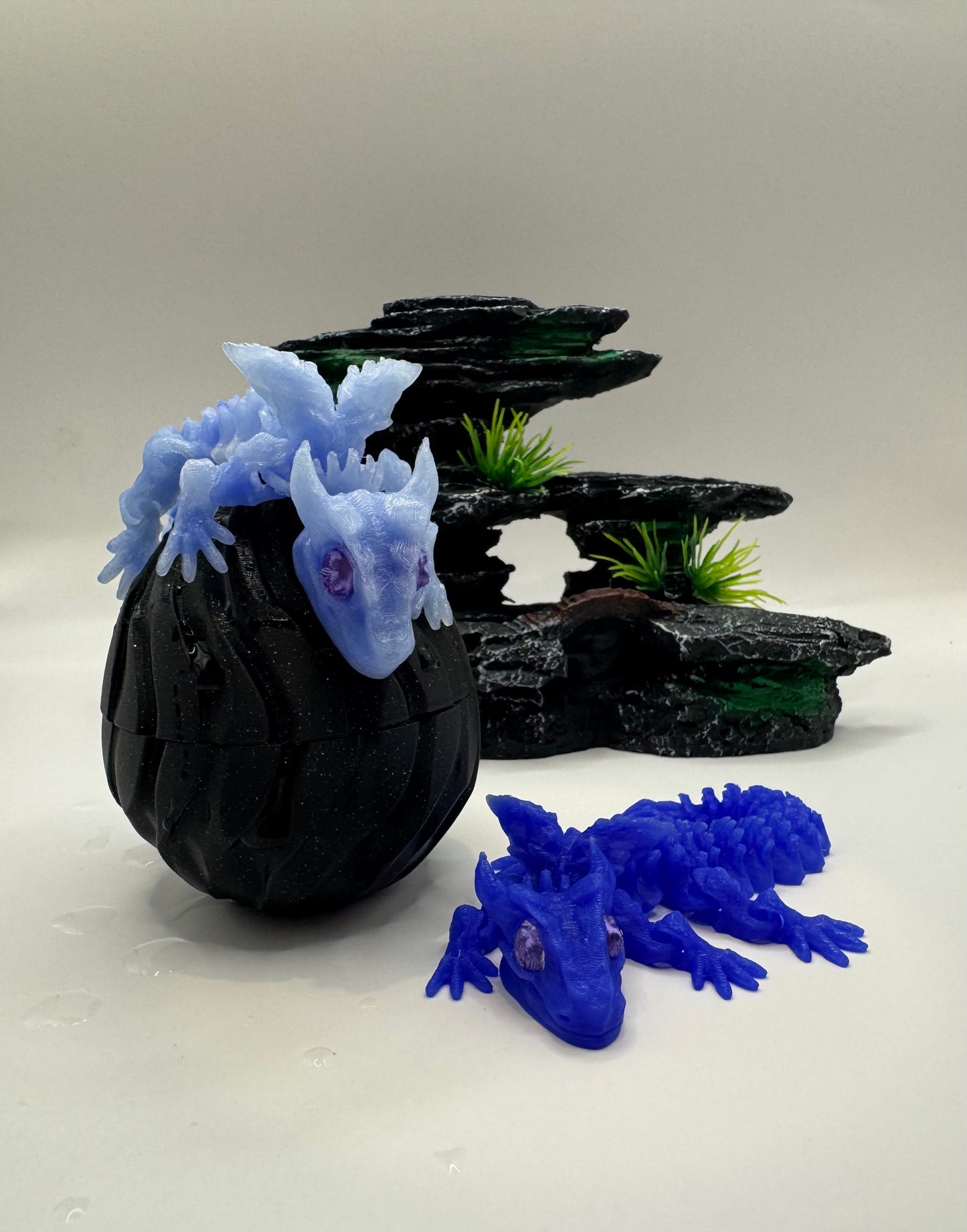 Wink - WORRY Dragon - Blue/White